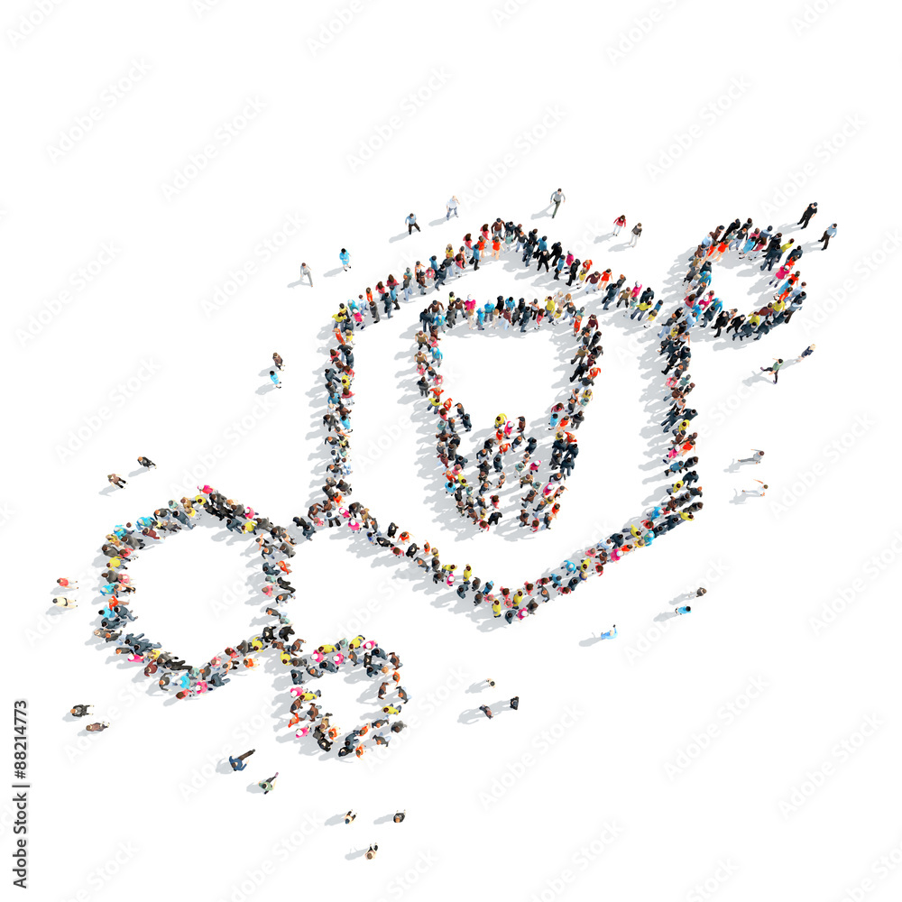 people in theshape of a tooth, dentistry. people in theshape of a tooth, dentistry.