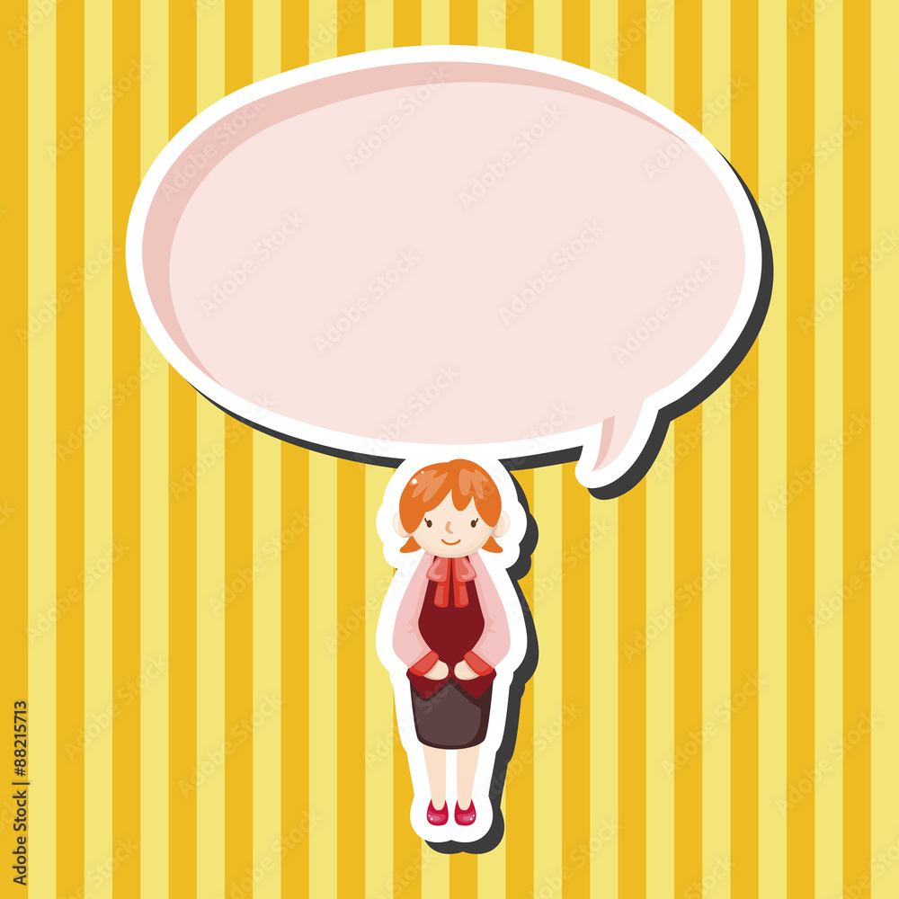 Office worker theme elements Office worker theme elements