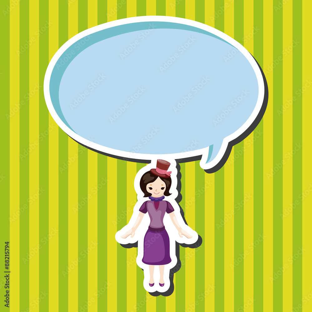 lady girl cartoon theme elements lady girl cartoon theme elements