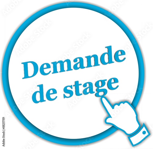 bouton demande de stage
