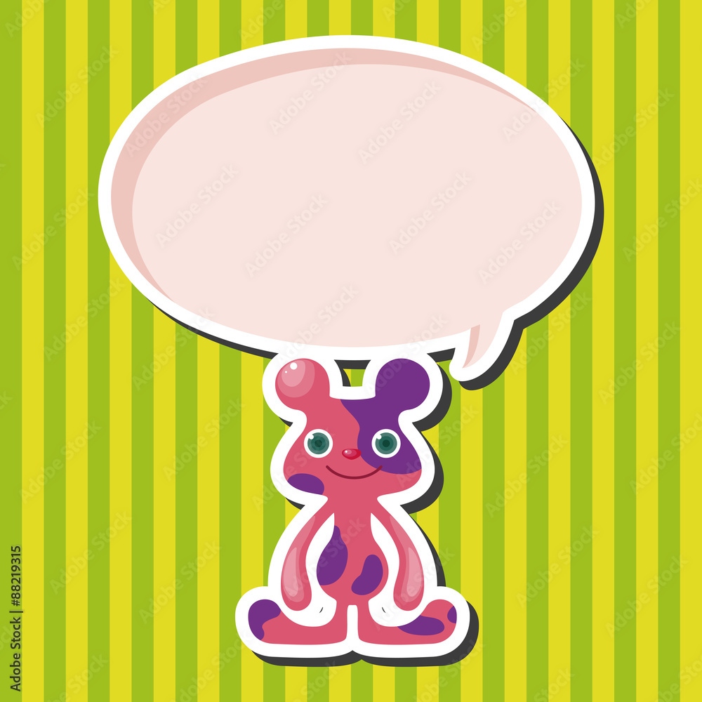 monster cartoon theme elements vector,eps