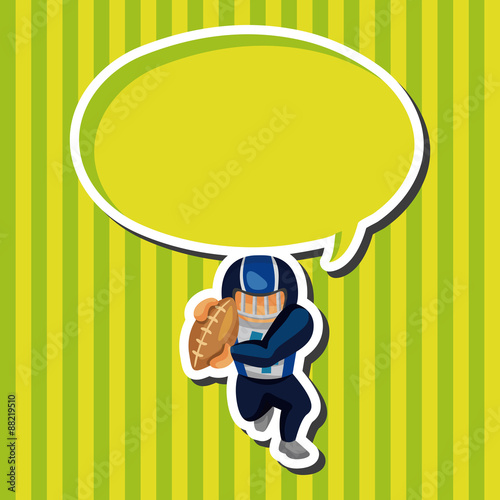 football player theme elements vector,eps