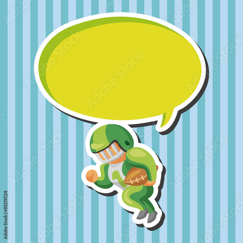 football player theme elements vector,eps