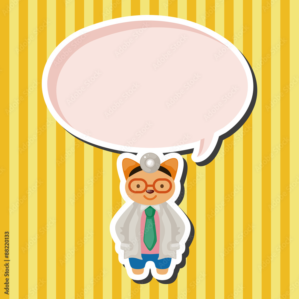 animal cat doctor cartoon theme elements animal cat doctor cartoon theme elements