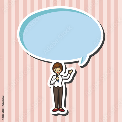 Reporter and photographer theme elements vector,eps