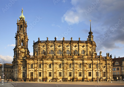 Katholische Hofkirche in Dresden. Germany