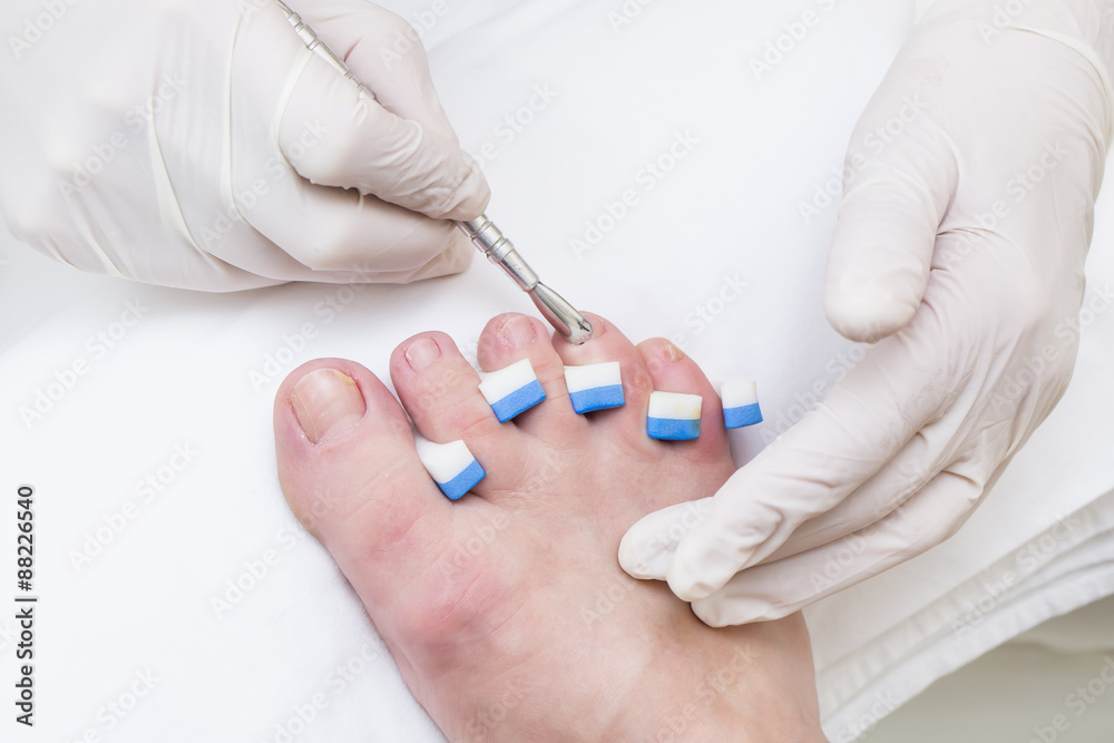 process of pedicure at beauty salon process of pedicure at beauty salon