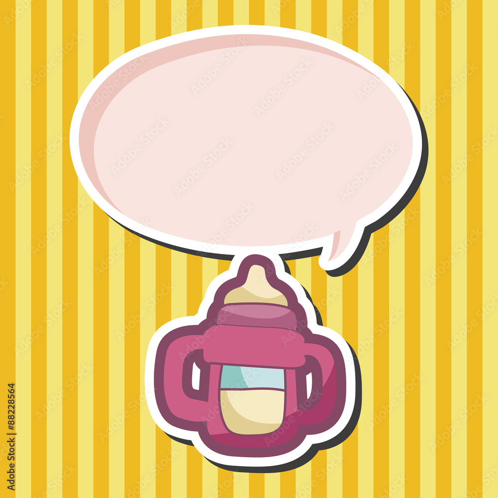 Feeding bottle theme elements Feeding bottle theme elements