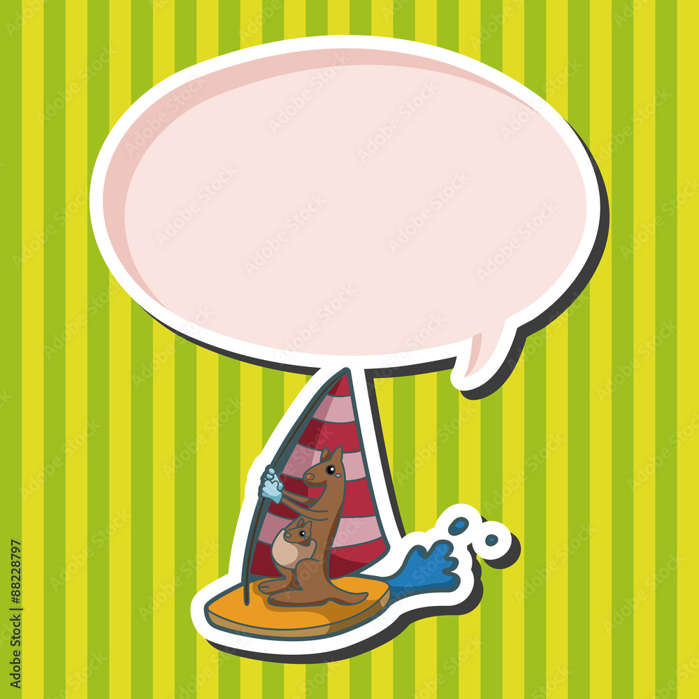 animal summer cartoon theme elements animal summer cartoon theme elements