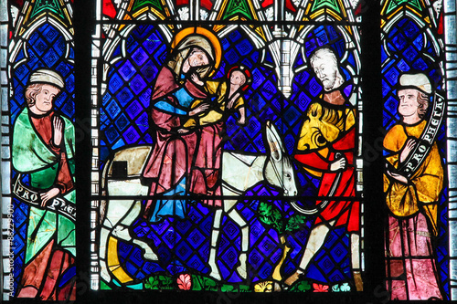 Stained Glass - Flight into Egypt