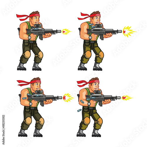 Commando Shooting Game Sprite photo