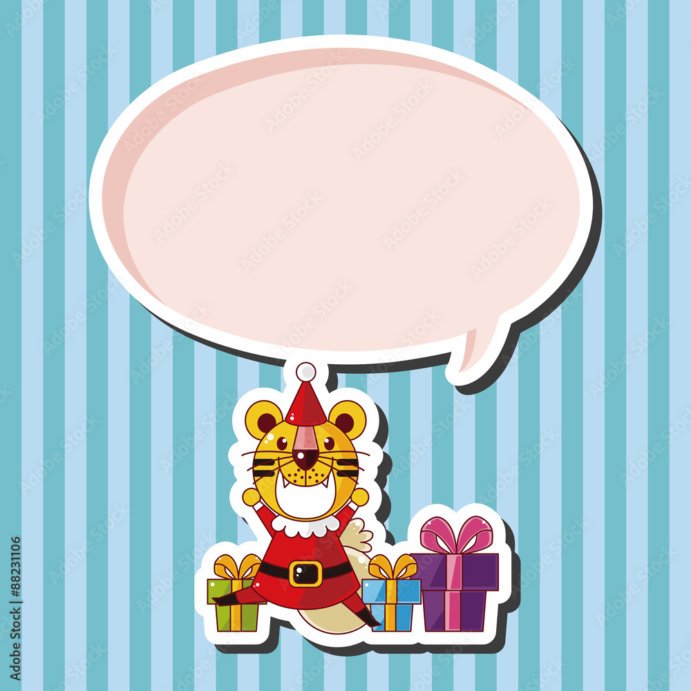 animal cartoon christmas style theme elements animal cartoon christmas style theme elements