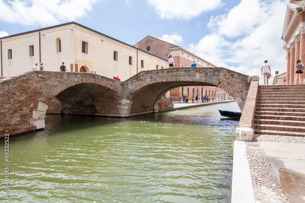 Naklejka premium Ponte di Comacchio