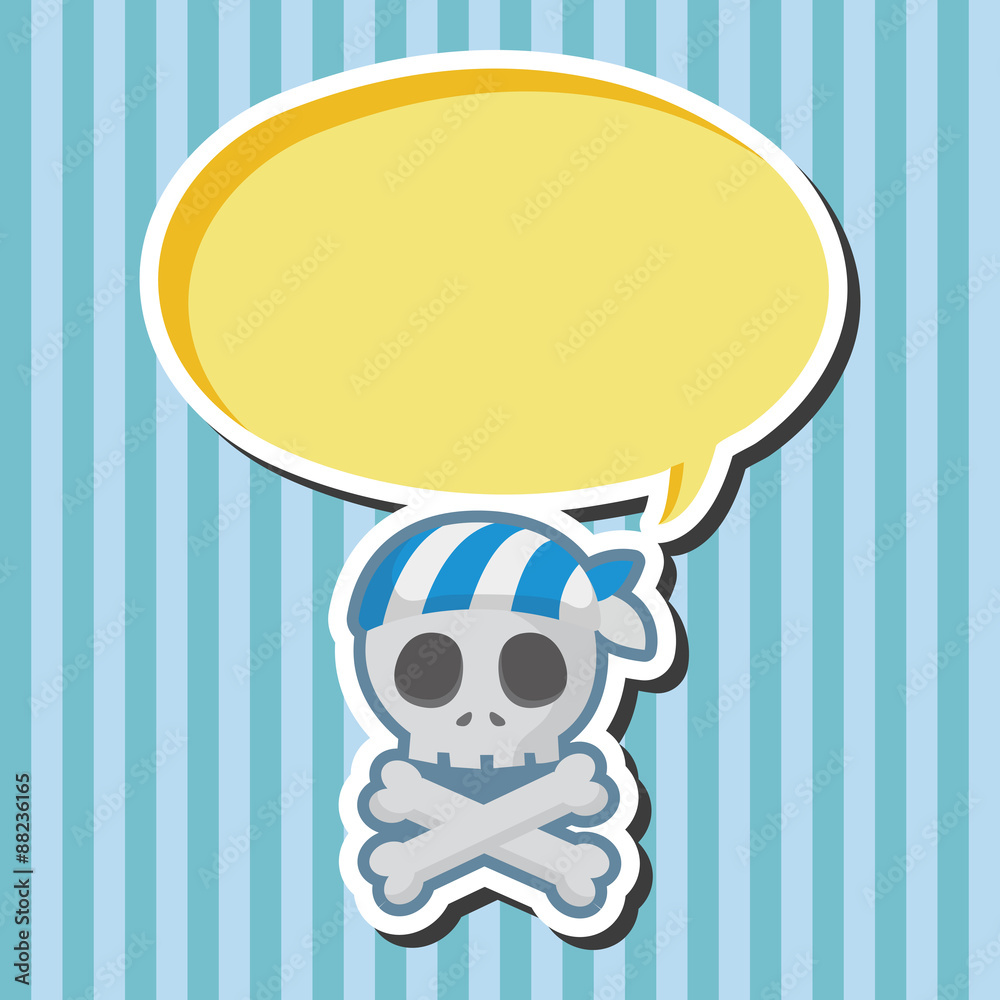 pirate skull theme elements pirate skull theme elements