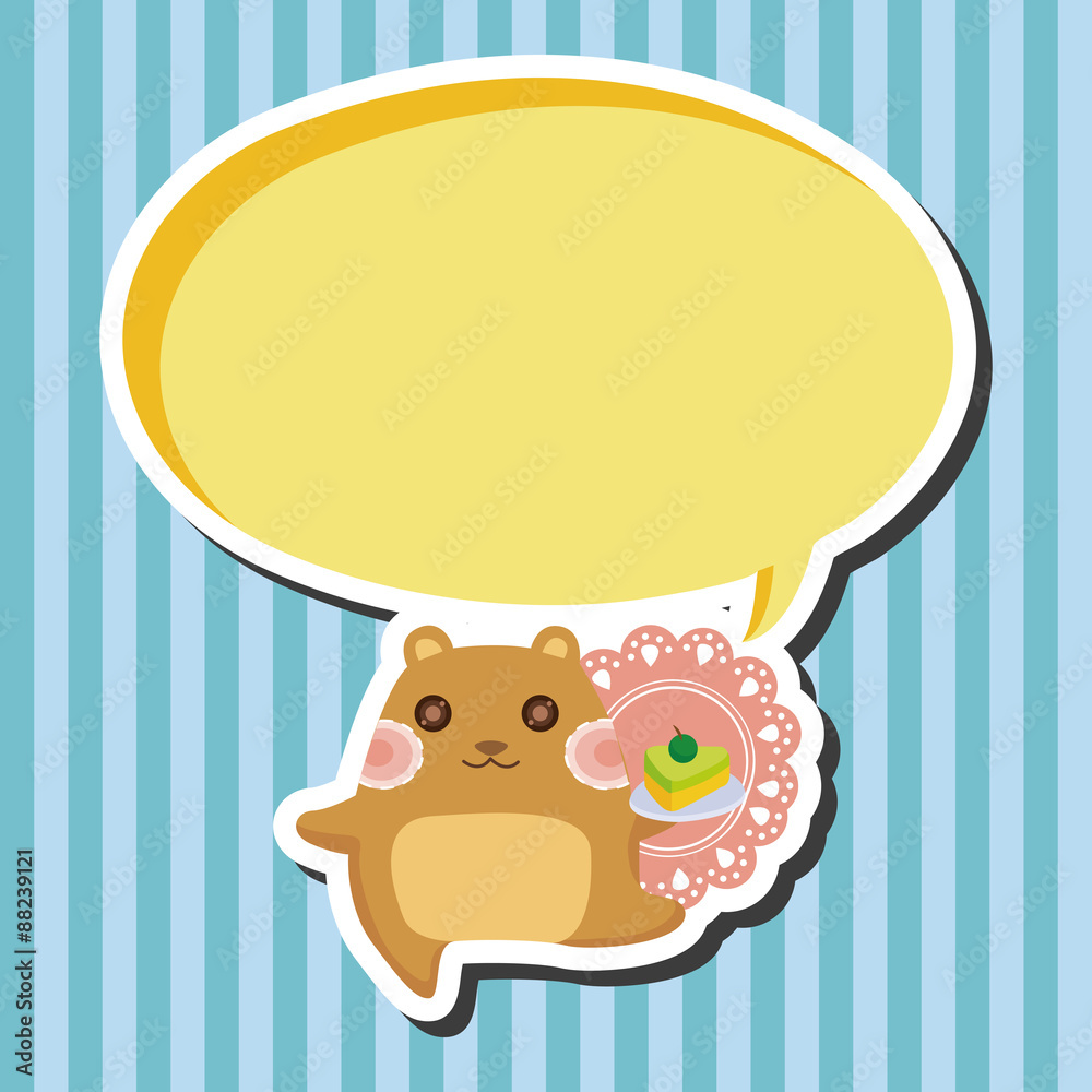 animal squirrel having afternoon tea theme elements animal squirrel having afternoon tea theme elements