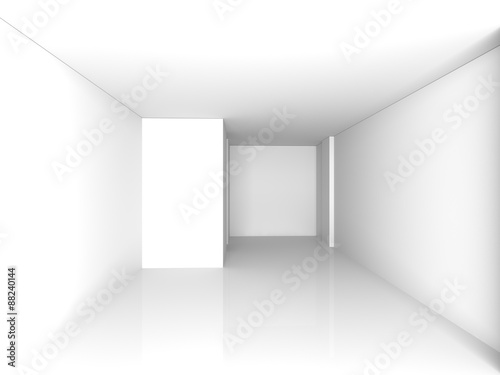 empty room white