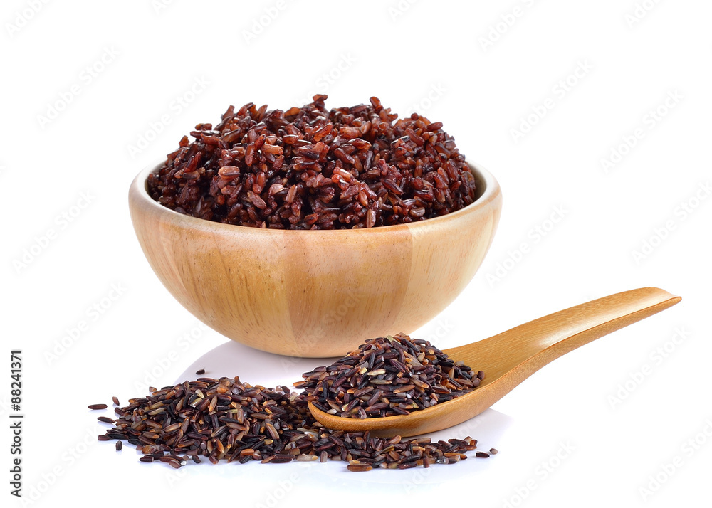 Rice berry on white background Rice berry on white background