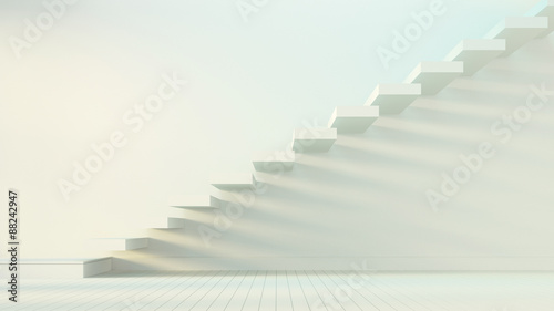 Simple of Stairs / 3D render image