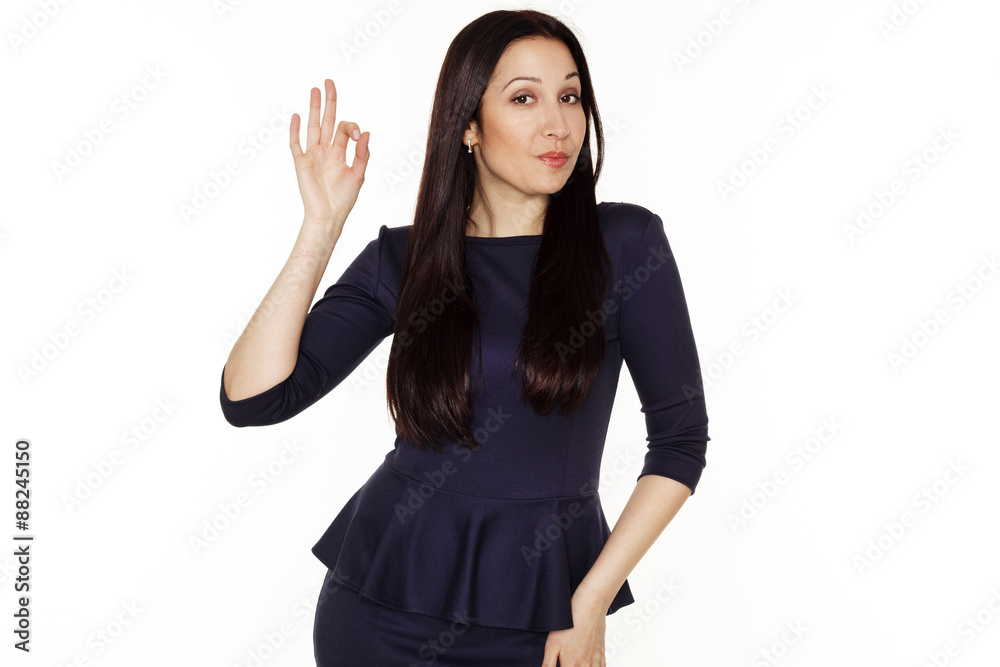 Beautiful brunette business woman Beautiful brunette business woman