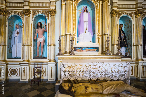 Brazil, Salvador, the hall of the Saints of the church of the Third Order of ...