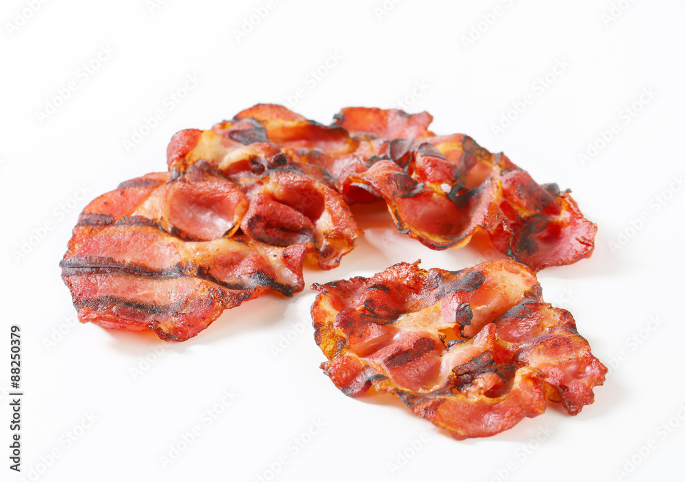 Grilled bacon Grilled bacon