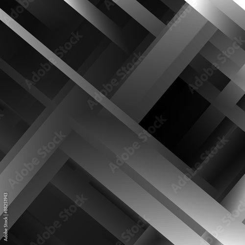 abstract vector background with black and white stripes