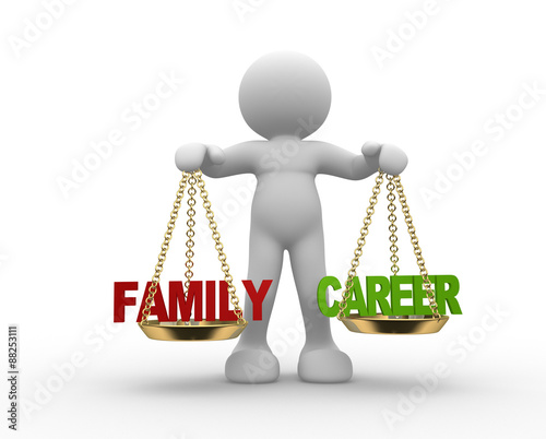  Family and Career balance.