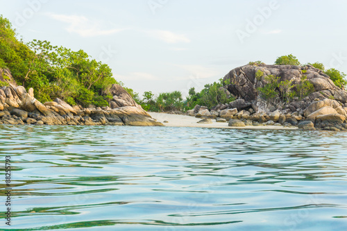 Tropical rock island, Andaman sea