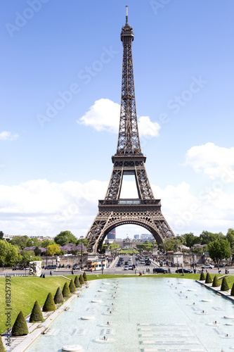 Eiffel tower in Paris, France 