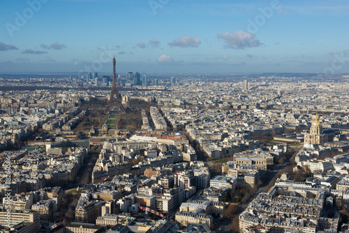 Paris aerial view © nickodim