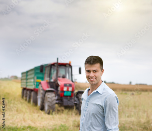 Young businessman in the field © Budimir Jevtic