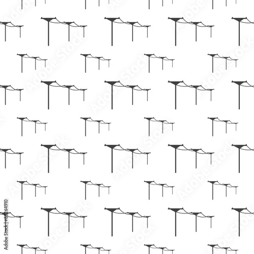 seamless pattern with electricity post