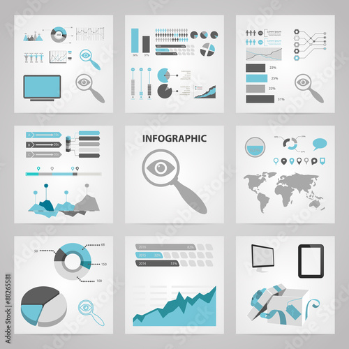 vector illustration of modern icon