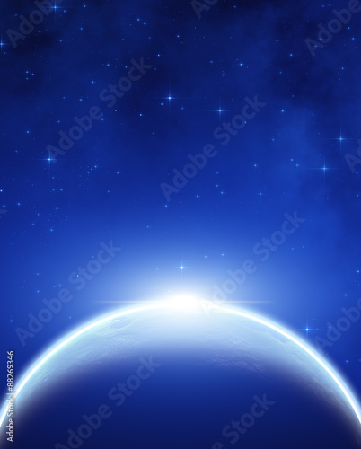 Fototapeta Naklejka Na Ścianę i Meble -  Distant stellar system.