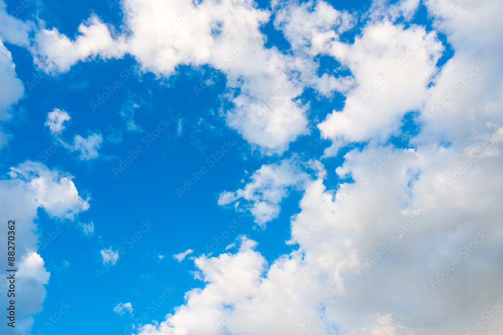 Obraz premium Cumulus clouds in the sky