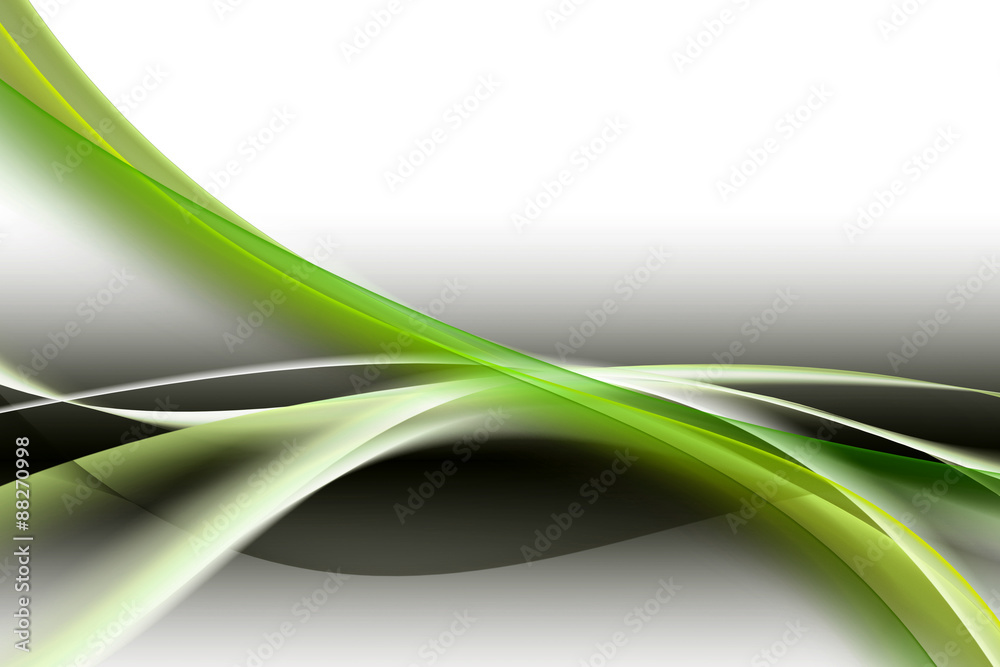 abstract green wave background