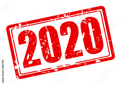 2020 red stamp text
