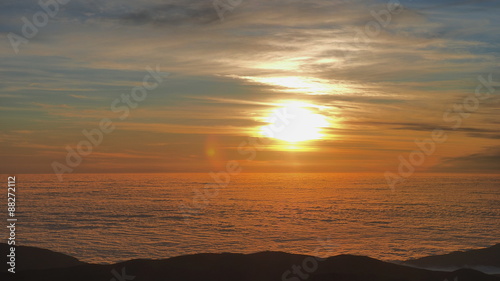 Sonnenuntergang in der Atacama Wüste photo