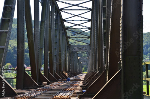 Fototapeta Naklejka Na Ścianę i Meble -  Eisenbahnbrücke