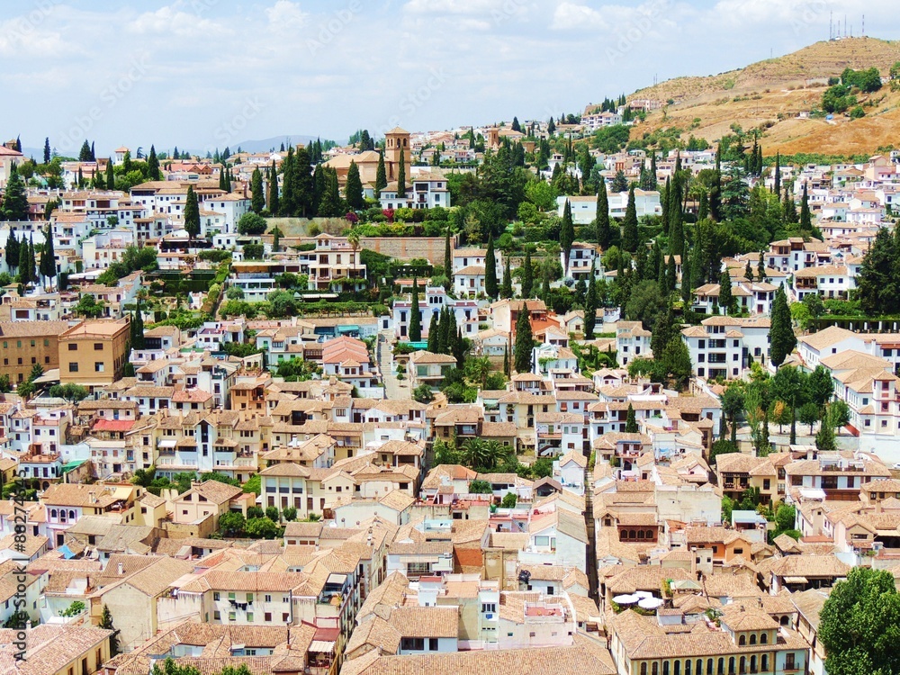 Aussicht auf den Albaicin, Granada