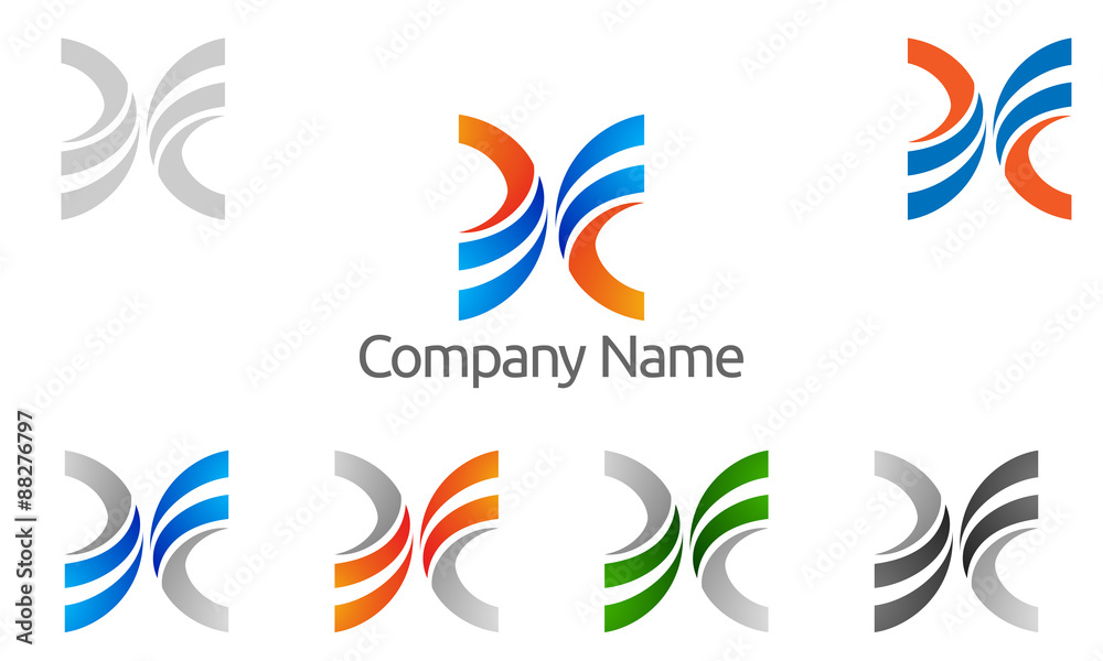 Obraz premium X, x letter, vector, logo, design