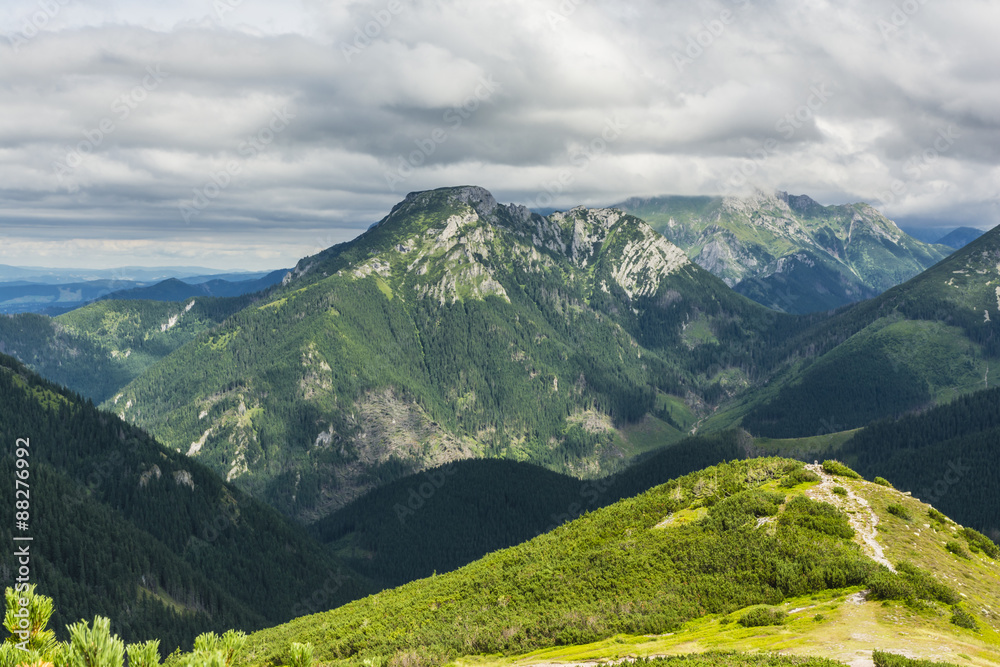 Tatra landscape in summer
