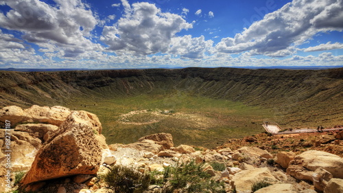 4K UltraHD A timelapse at Meteor Crater in Arizona photo