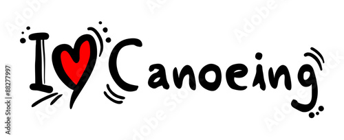 canoeing love