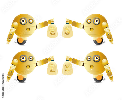 greedy currency robot