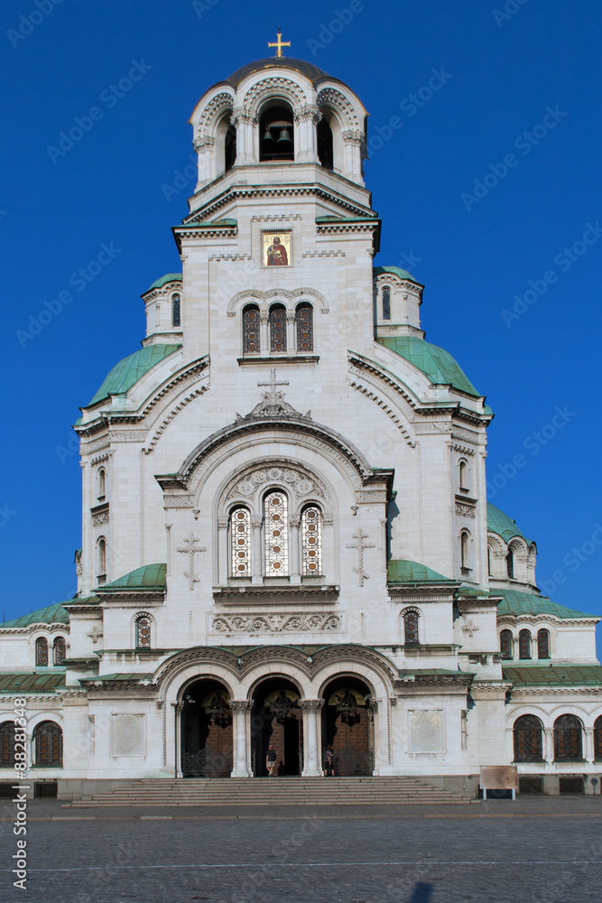 Fototapeta premium The Alexander Nevsky Cathedral in Sofia, Bulgaria