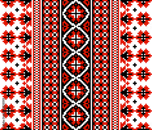 Ukrainian floral ornament