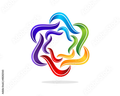 Rainbow Flower