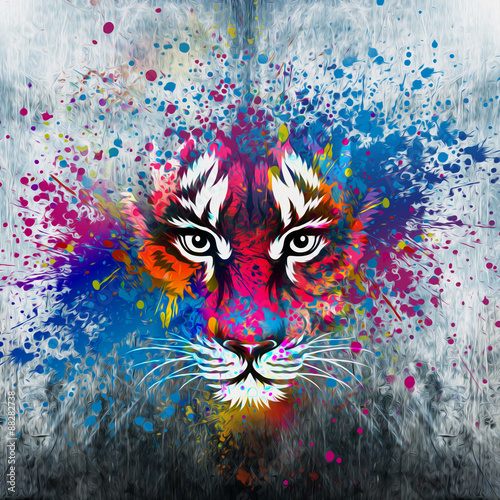 abstrakcyjna-ilustracja-z-motywem-tygrysa
