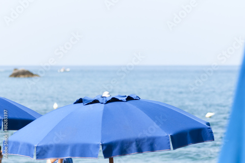 beach umbrellas